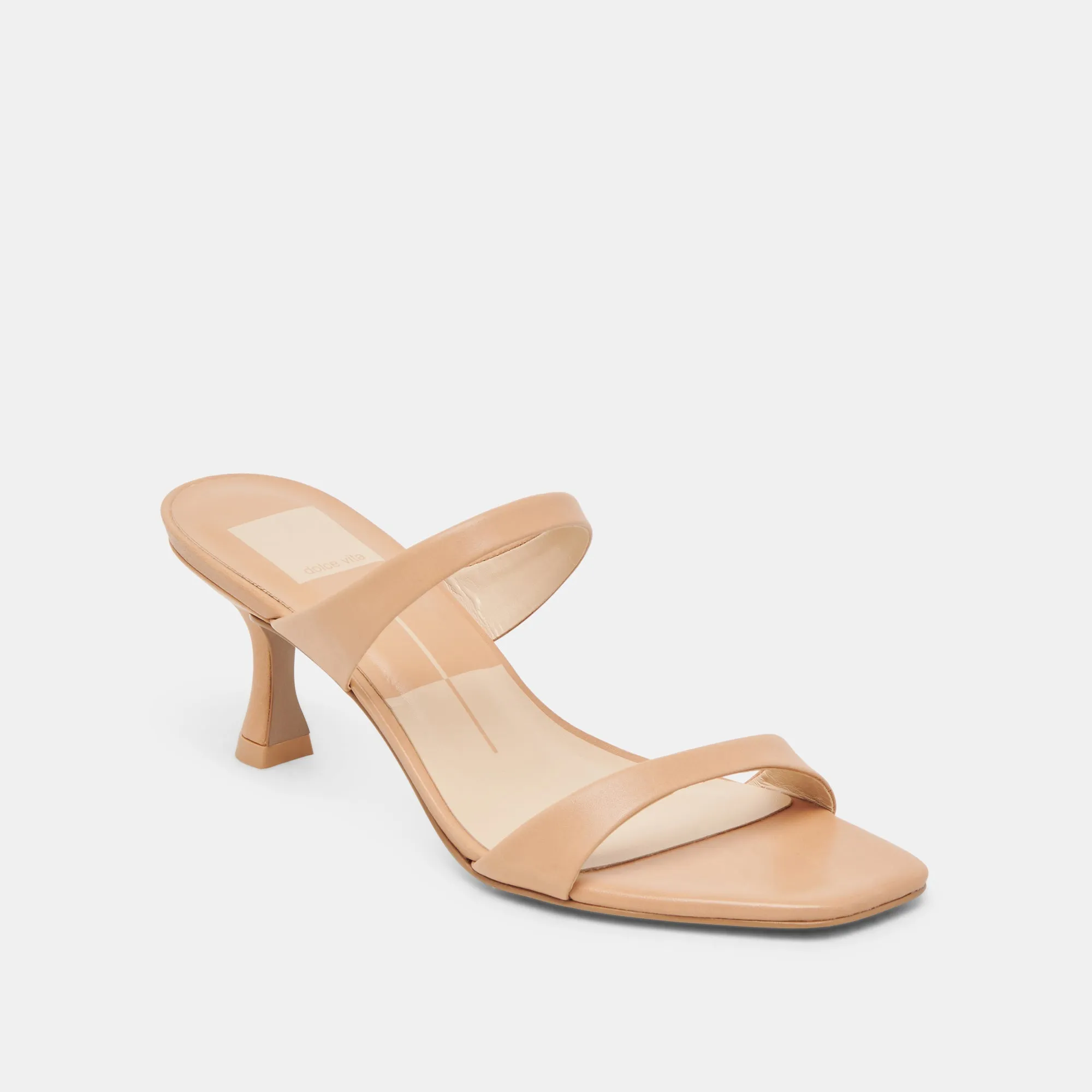 GENORA HEELS CAFE LEATHER