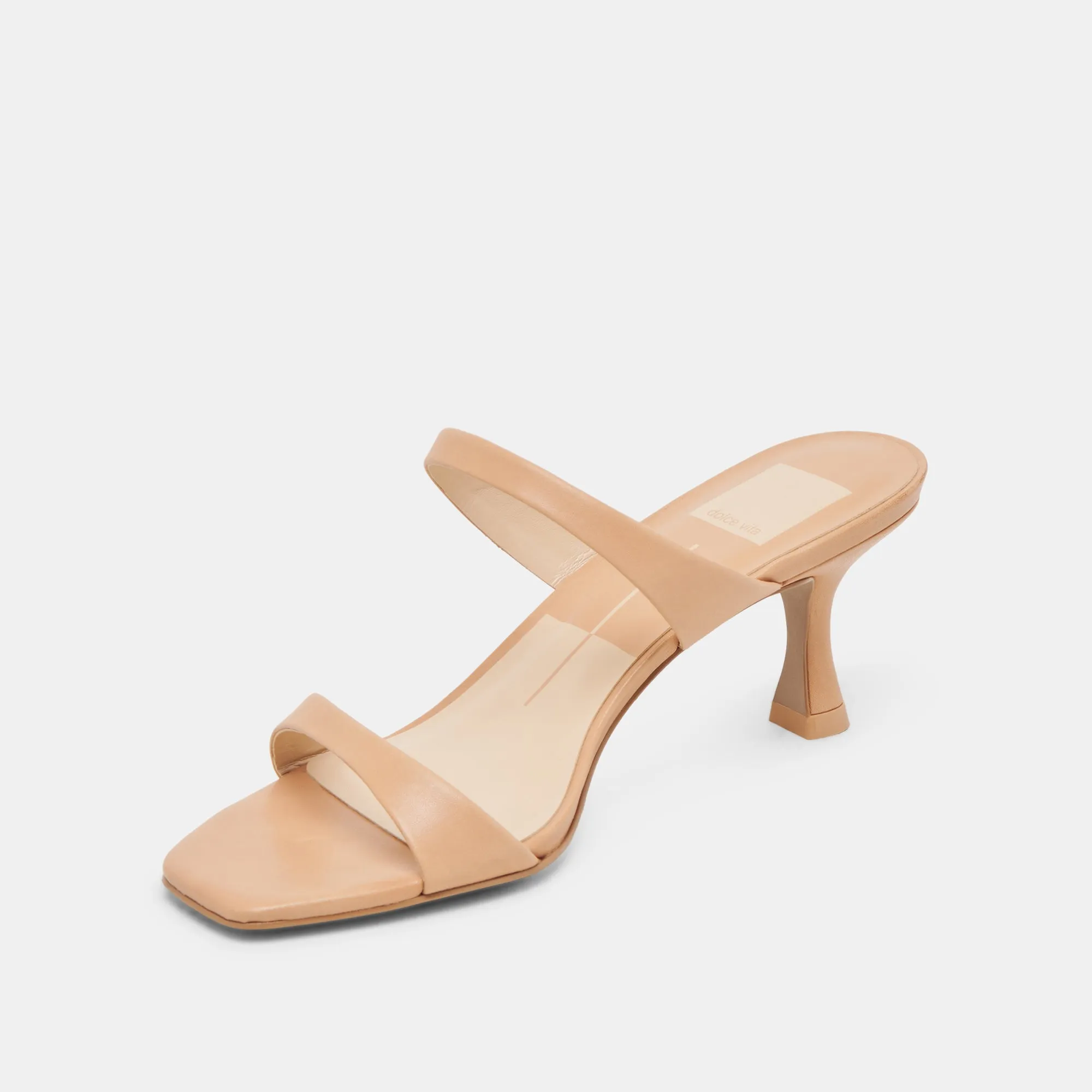 GENORA HEELS CAFE LEATHER