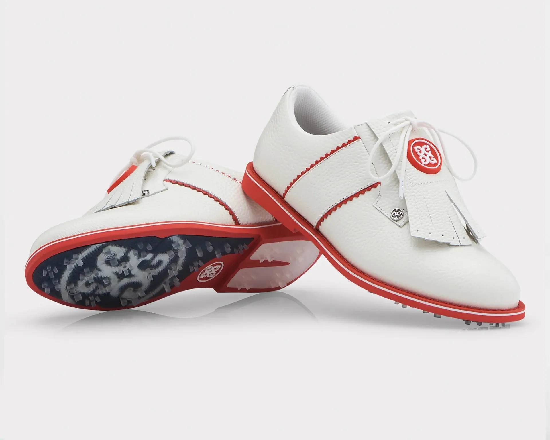 G/Fore Women's Kiltie Gallivanter Golf Shoes - Sonw/Poppy