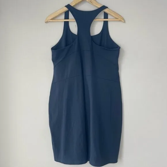 GIRLFRIEND COLLECTIVE Paloma Racerback Workout Dress Navy Blue Midnight XXL