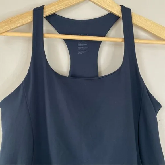 GIRLFRIEND COLLECTIVE Paloma Racerback Workout Dress Navy Blue Midnight XXL