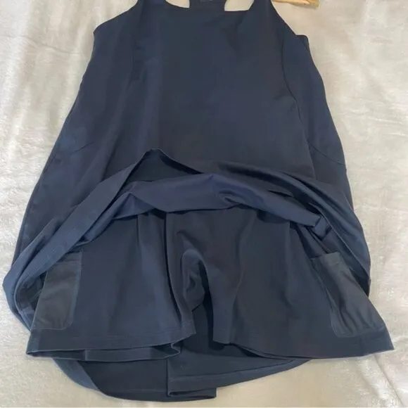 GIRLFRIEND COLLECTIVE Paloma Racerback Workout Dress Navy Blue Midnight XXL