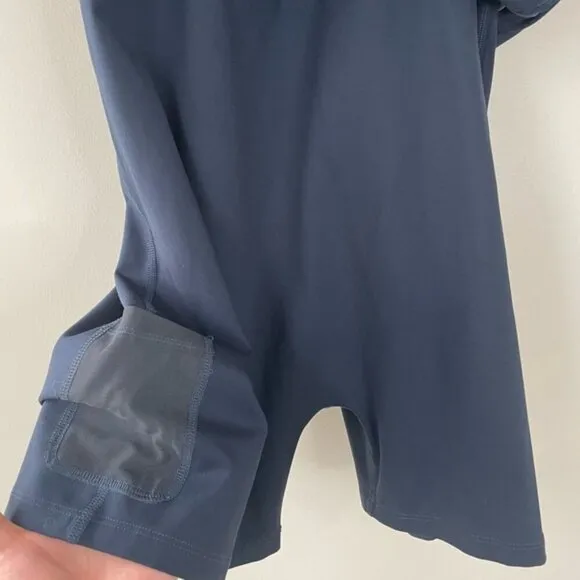 GIRLFRIEND COLLECTIVE Paloma Racerback Workout Dress Navy Blue Midnight XXL