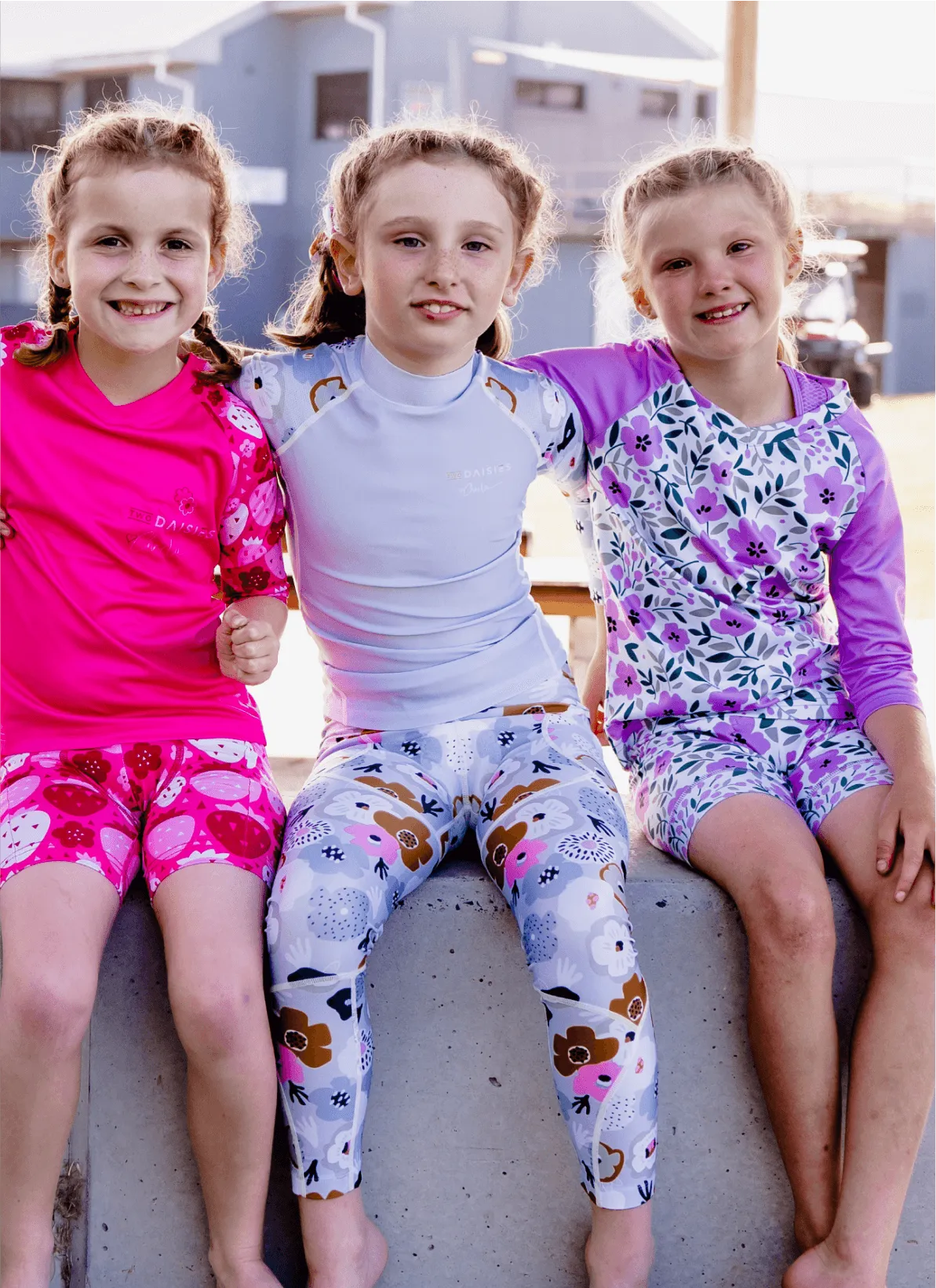 Girls Cycling Top - Blossom
