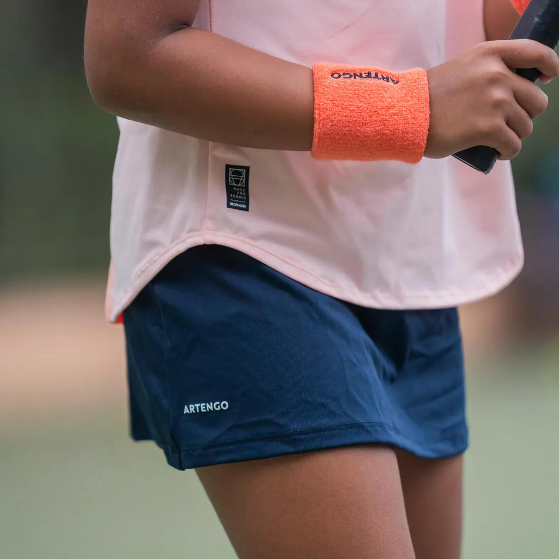 Girls' Tennis Skirt TSK100 - Navy Blue