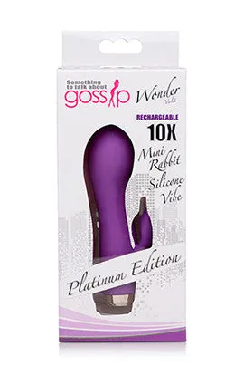 Gossip 10x Mini Rabbit Vibrator - Violet