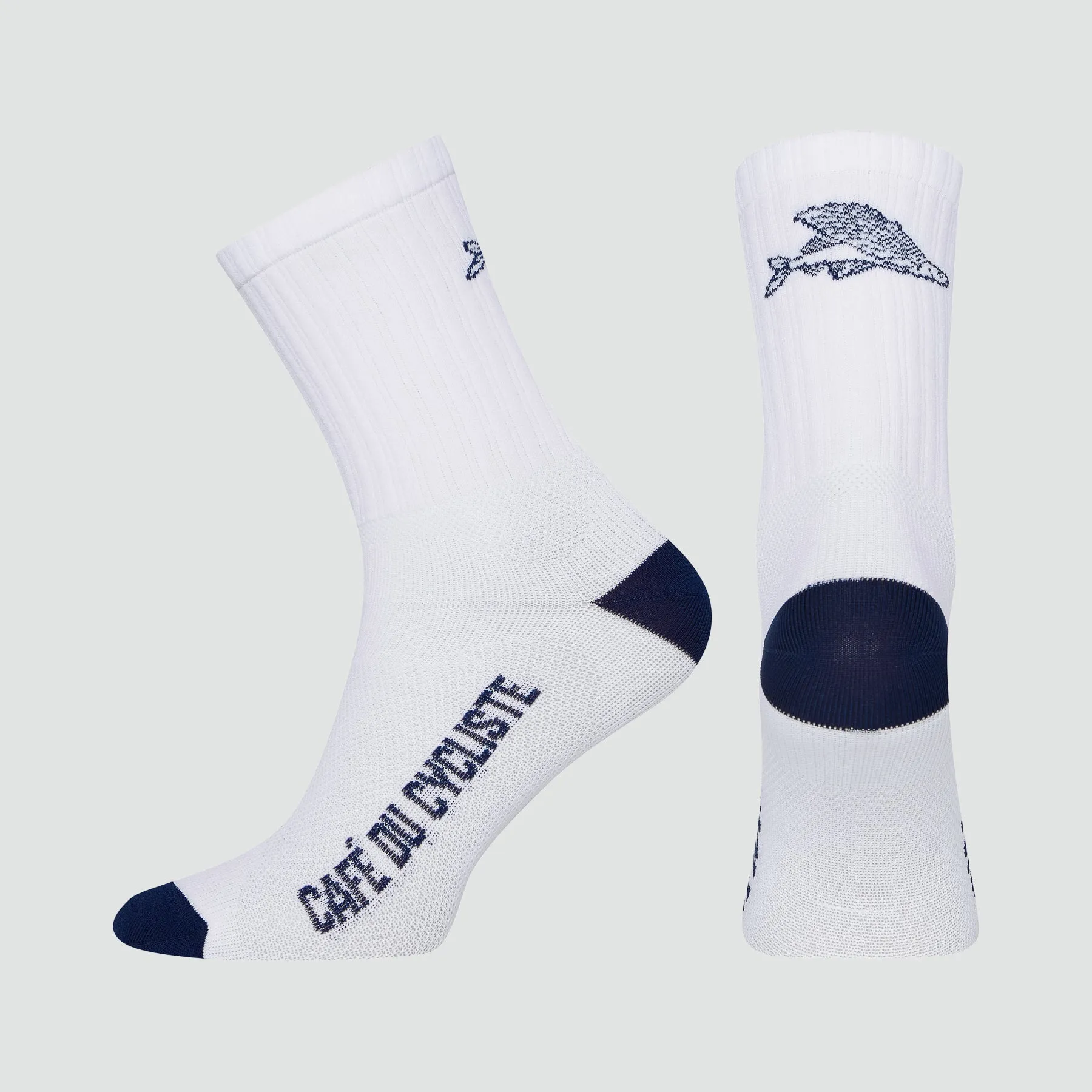Gravel Socks - Flying Fish White