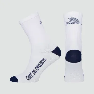 Gravel Socks - Flying Fish White