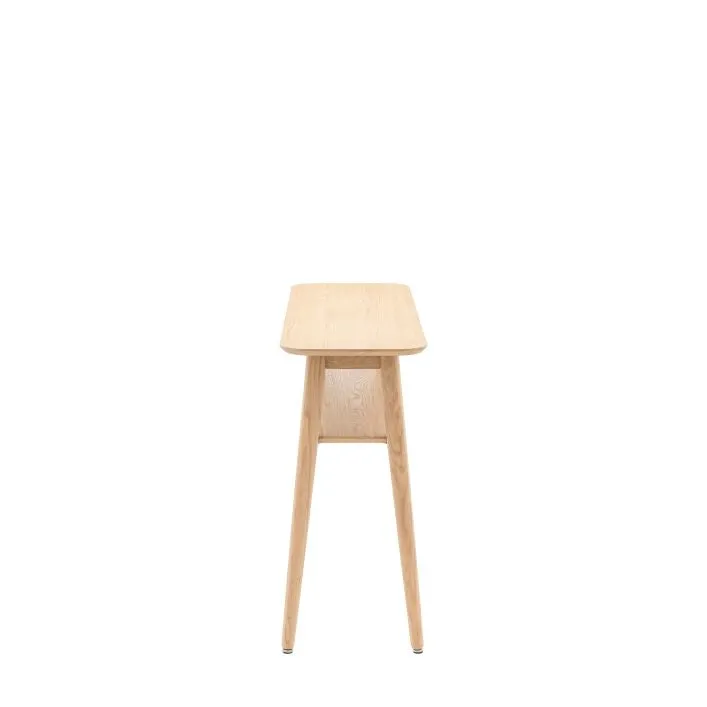 HATFIELD Console Table Natural Oak