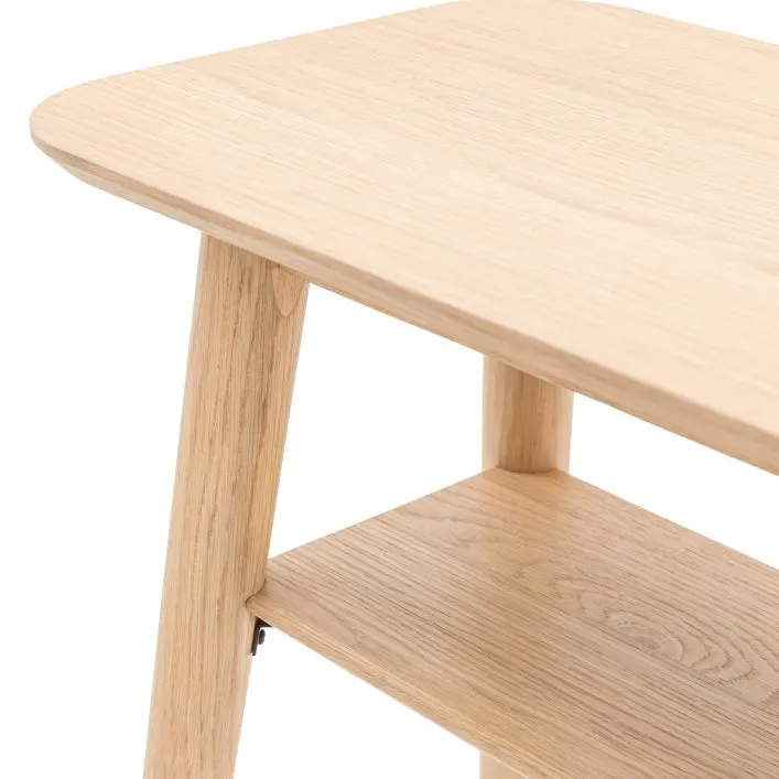 HATFIELD Console Table Natural Oak