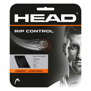 Head RIP Control 16 Tennis String in Black