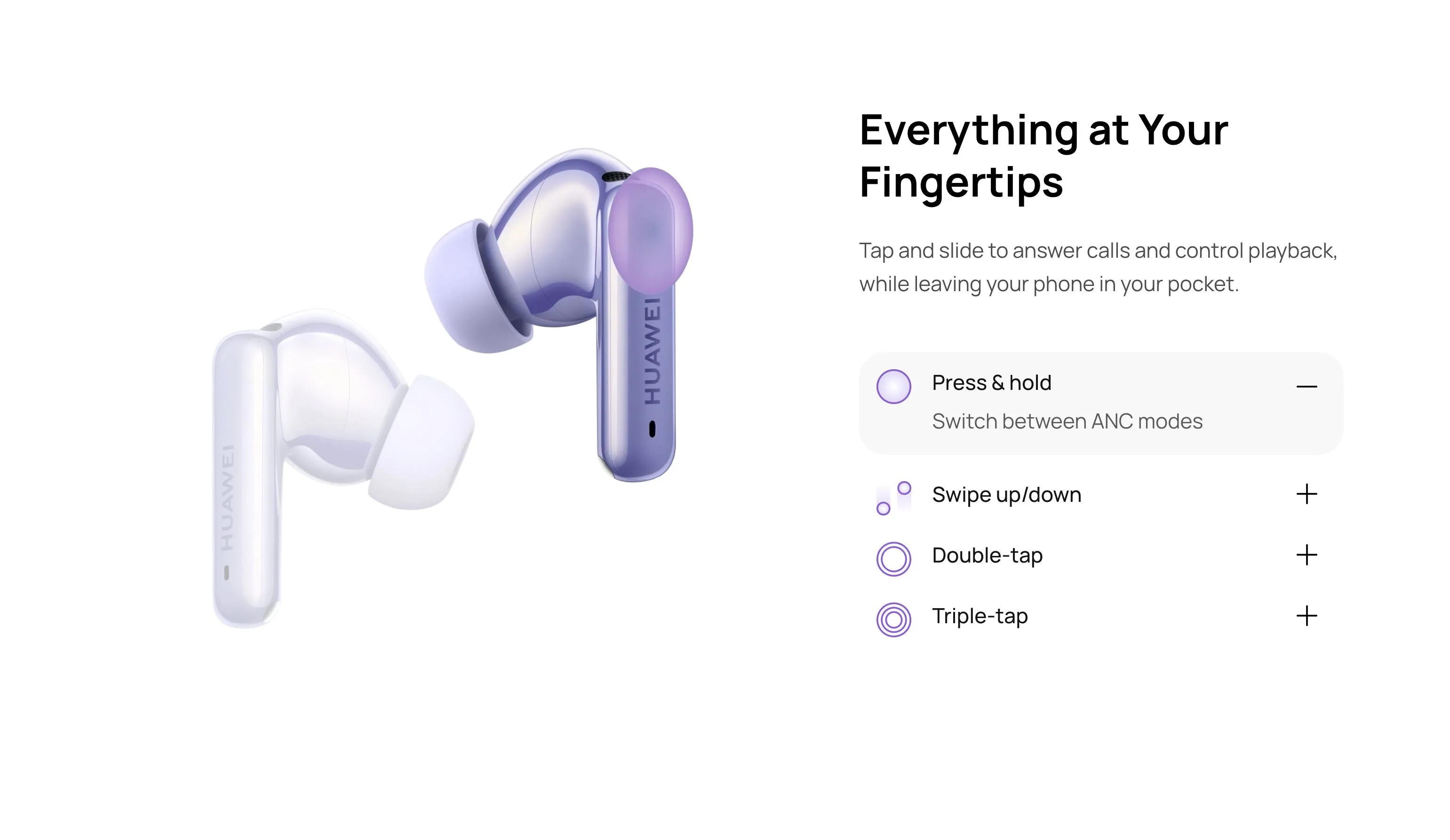 Huawei Freebuds 6i TWS bluetooth Earbuds Wireless ANC Earphone 27dB Depth Noise Cancelling