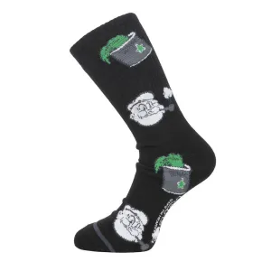 HUF x Popeye SPINACH CREW SOCKS MENS KNITTED (BLACK)
