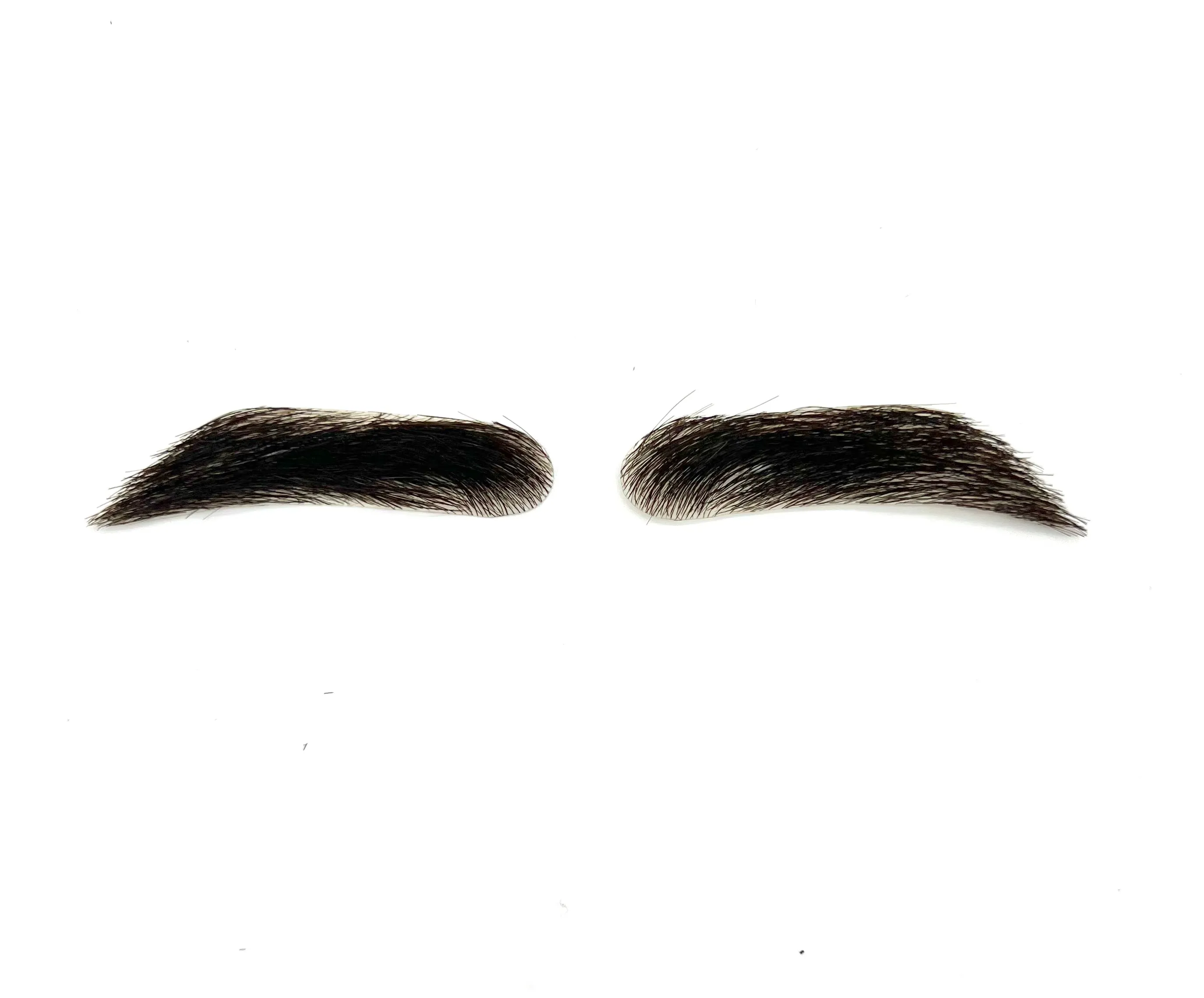 Human Hair Hand Injected PU False Eyebrows