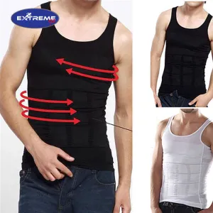 Insta Trim Men’s Compression and Body-Support Undershirt