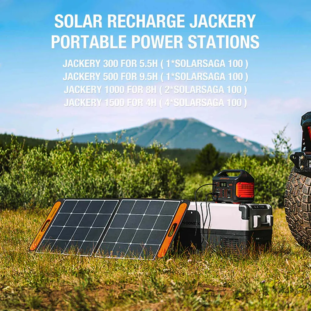 Jackery Solar Generator 550 (Explorer 550   SolarSaga 100W)