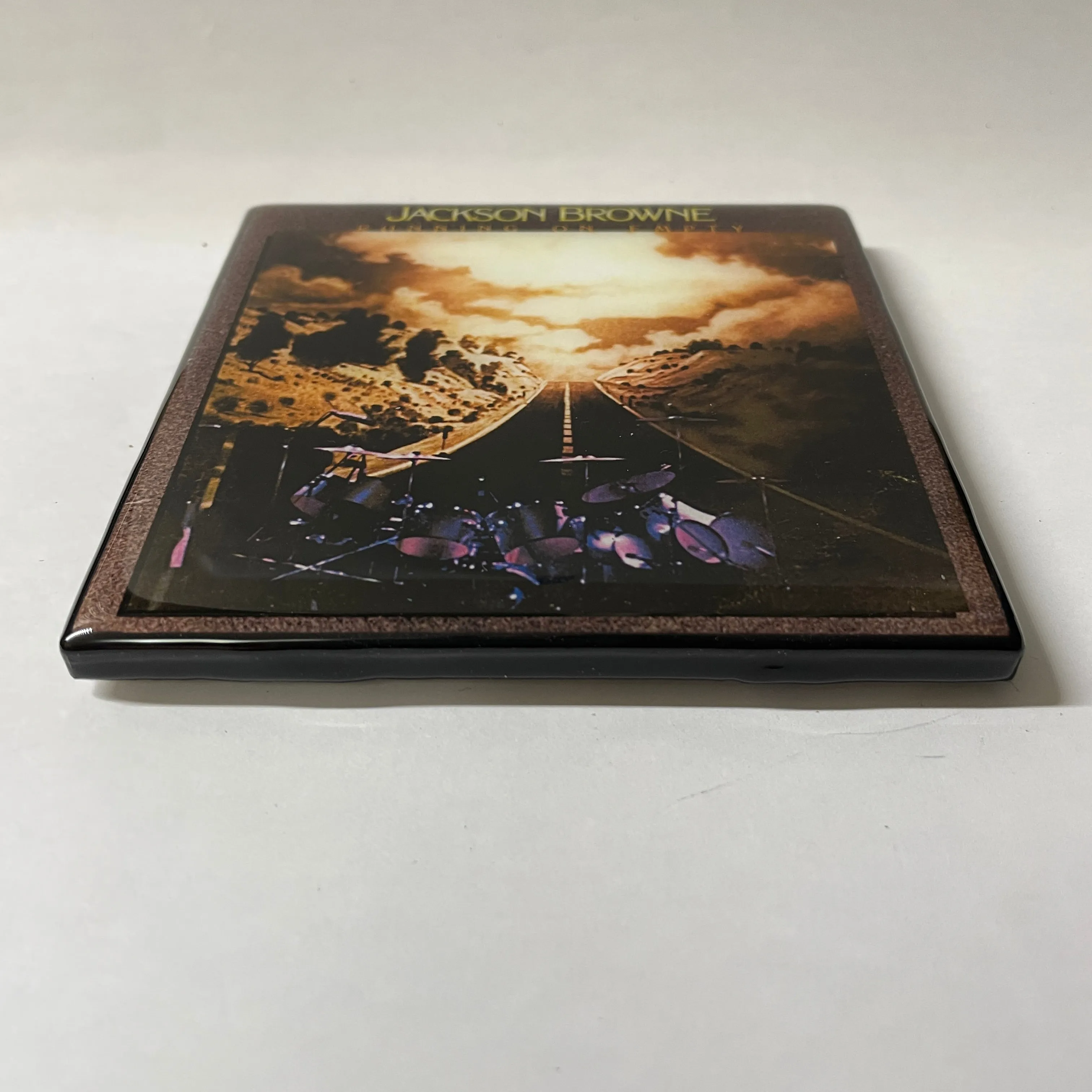 JACKSON BROWNE Running On Empty Coaster Custom Ceramic Tile
