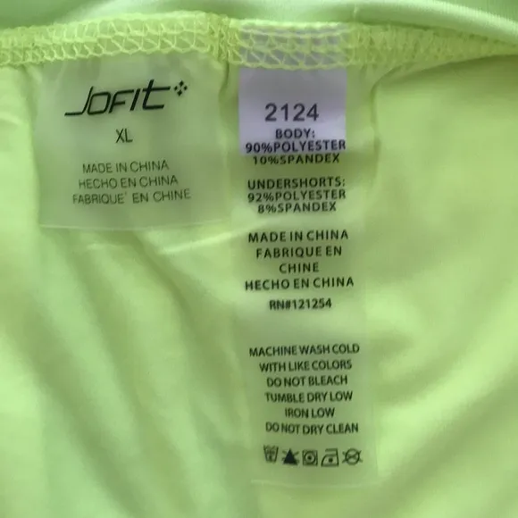JoFit Tennis/Golf/Pickleball Athletic Skort, NWT!