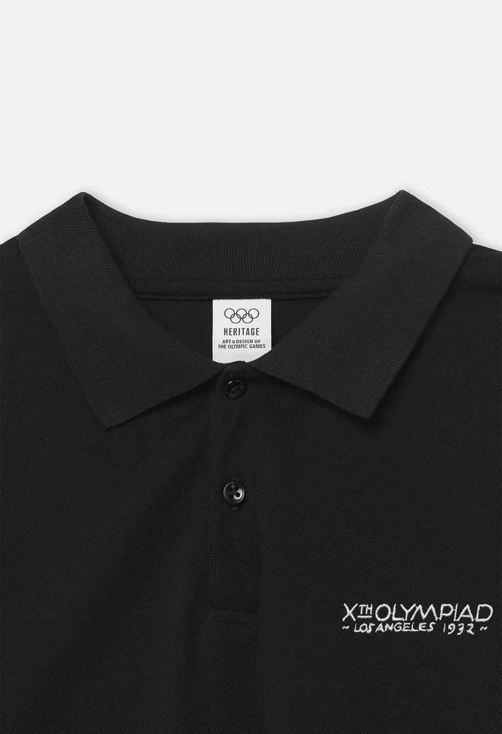 John Elliott x Olympic Heritage Los Angeles Polo / Black