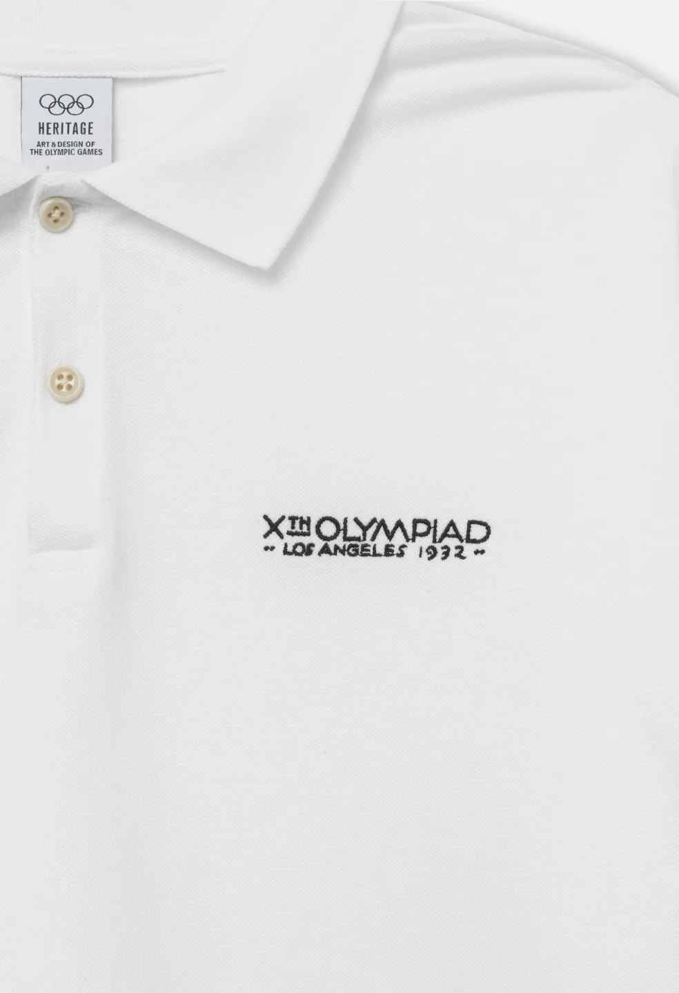 John Elliott x Olympic Heritage Los Angeles Polo / White