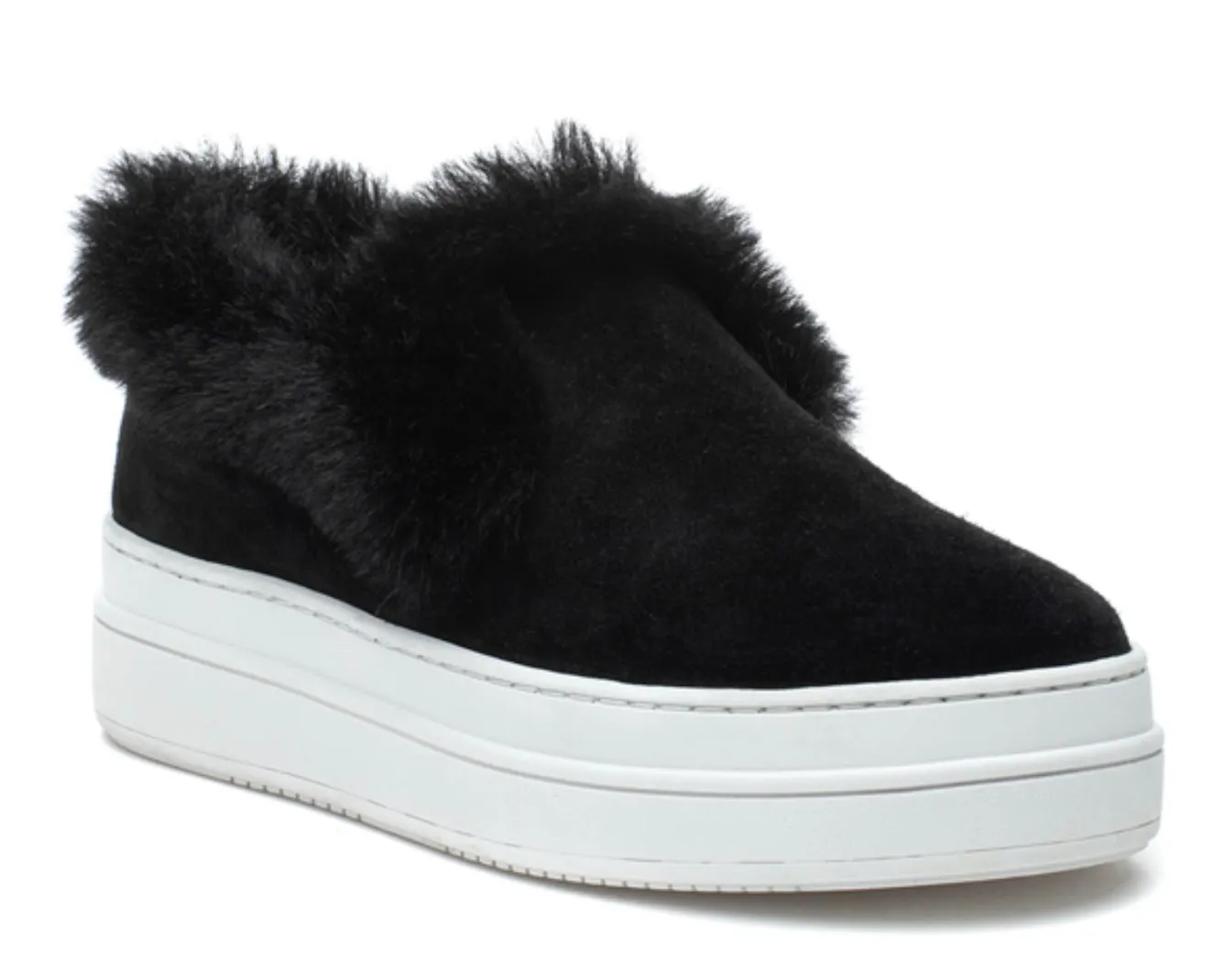 J/Slides NEEL Black Suede Sneaker