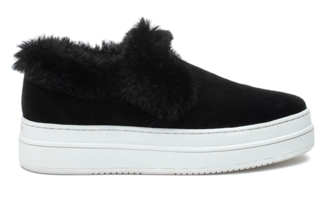 J/Slides NEEL Black Suede Sneaker