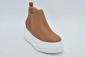 JSlides Wendie Bootie Waterproof Tan Suede