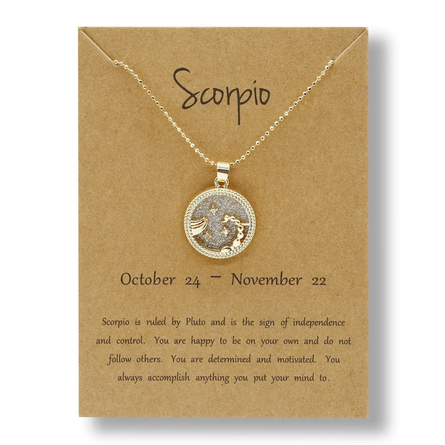Just lil things Horoscopes Necklace
