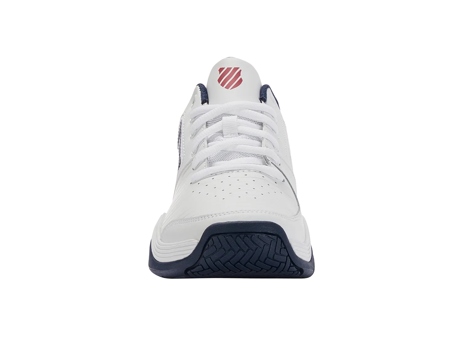K-Swiss Men's Court Express Tennis Shoes in White/Blue Opal/Lollipop
