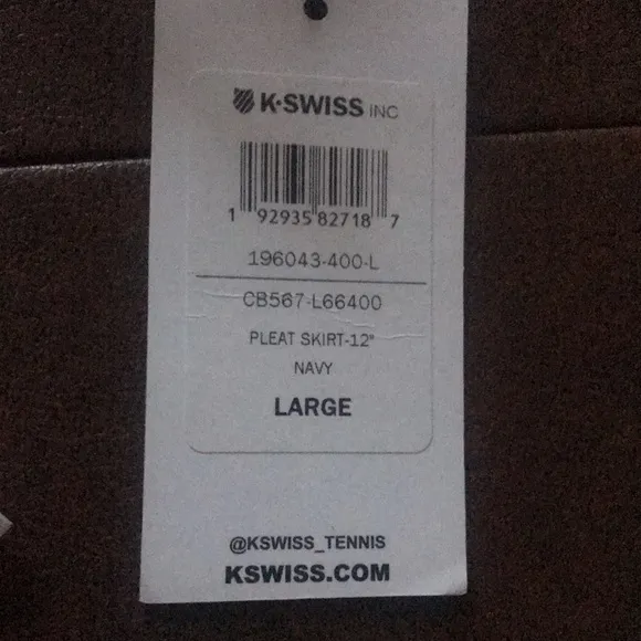 K-Swiss Tennis/Golf/Pickleball Skort, NWT!