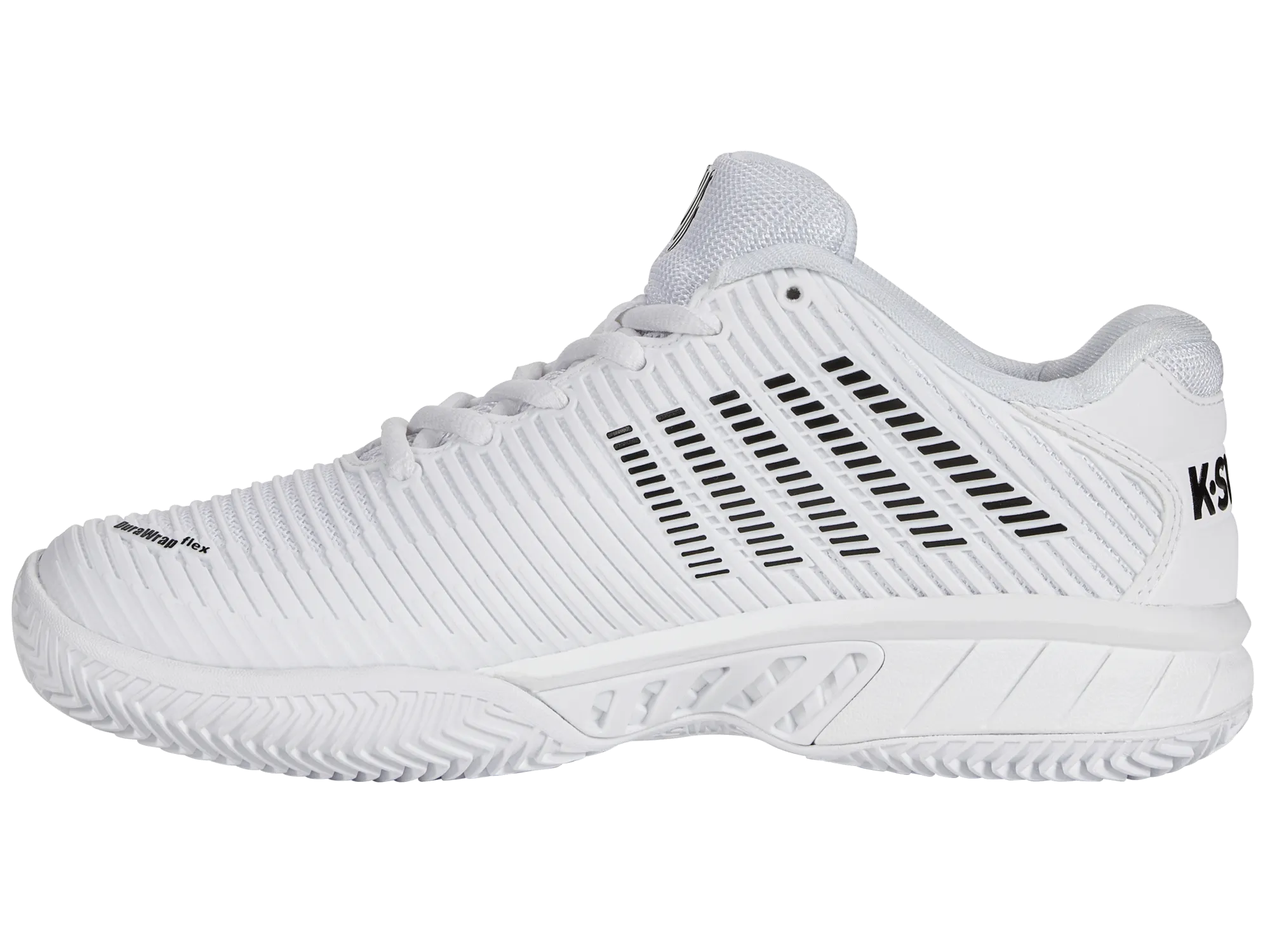 K-Swiss Women's Hypercourt Express 2 Clay HB Tennis Shoes in White/Black