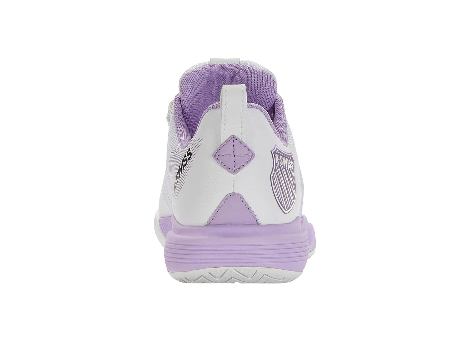 K-Swiss Women's Ultrashot Team Tennis Shoes in White/Purple Rose /Moonless Night