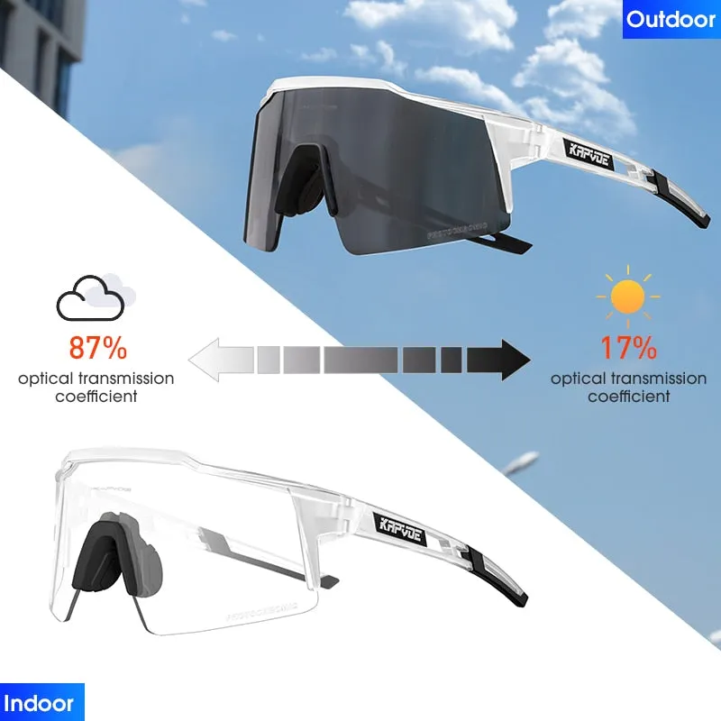 KAPVOE Photochromic Cycling Sunglasses, UV400