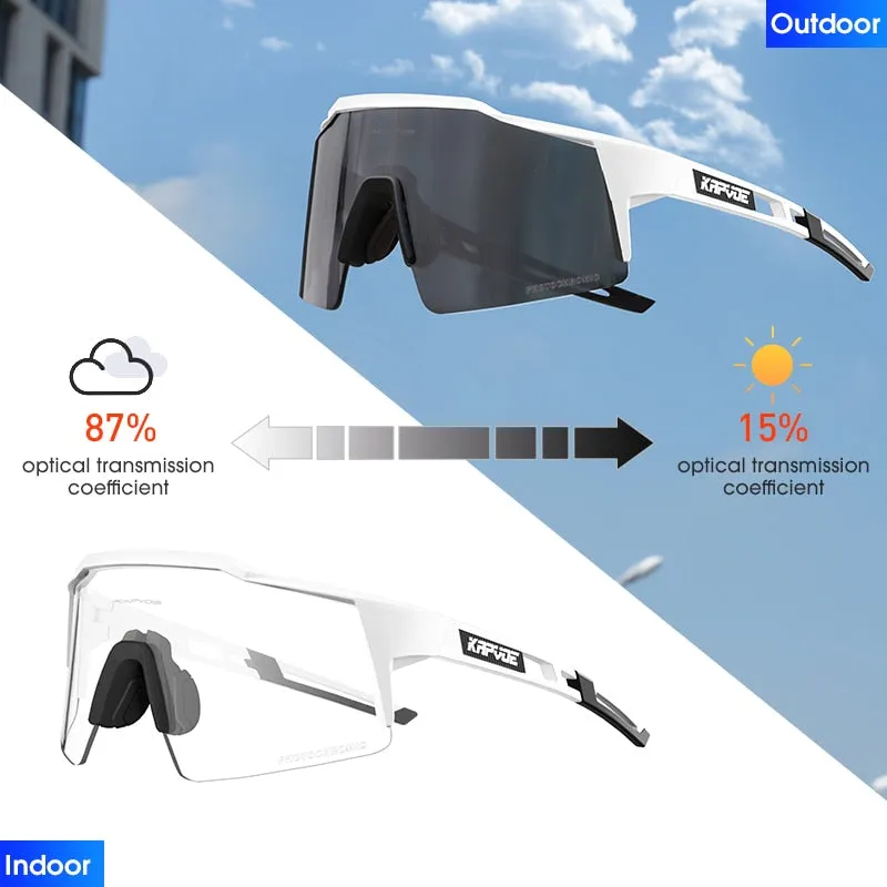 KAPVOE Photochromic Cycling Sunglasses, UV400