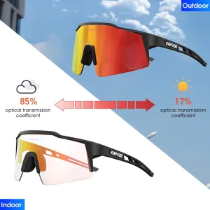 KAPVOE Photochromic Cycling Sunglasses, UV400