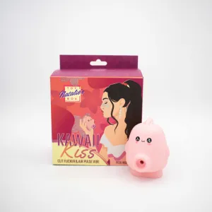 Kawaii Kiss  Flicker and Air Pulse Stimulator  - Pink