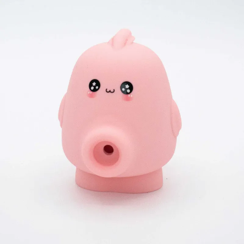 Kawaii Kiss  Flicker and Air Pulse Stimulator  - Pink
