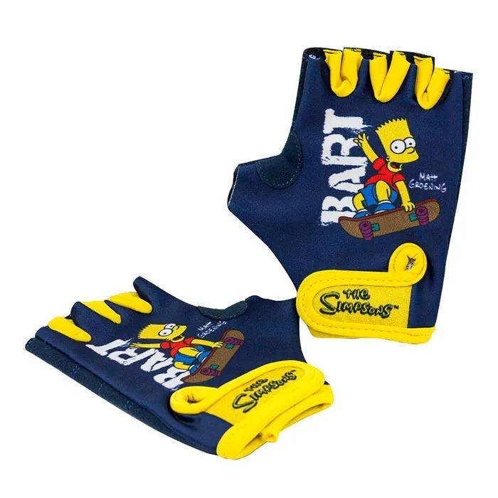 Kids Cycling Gloves Bart Simpson