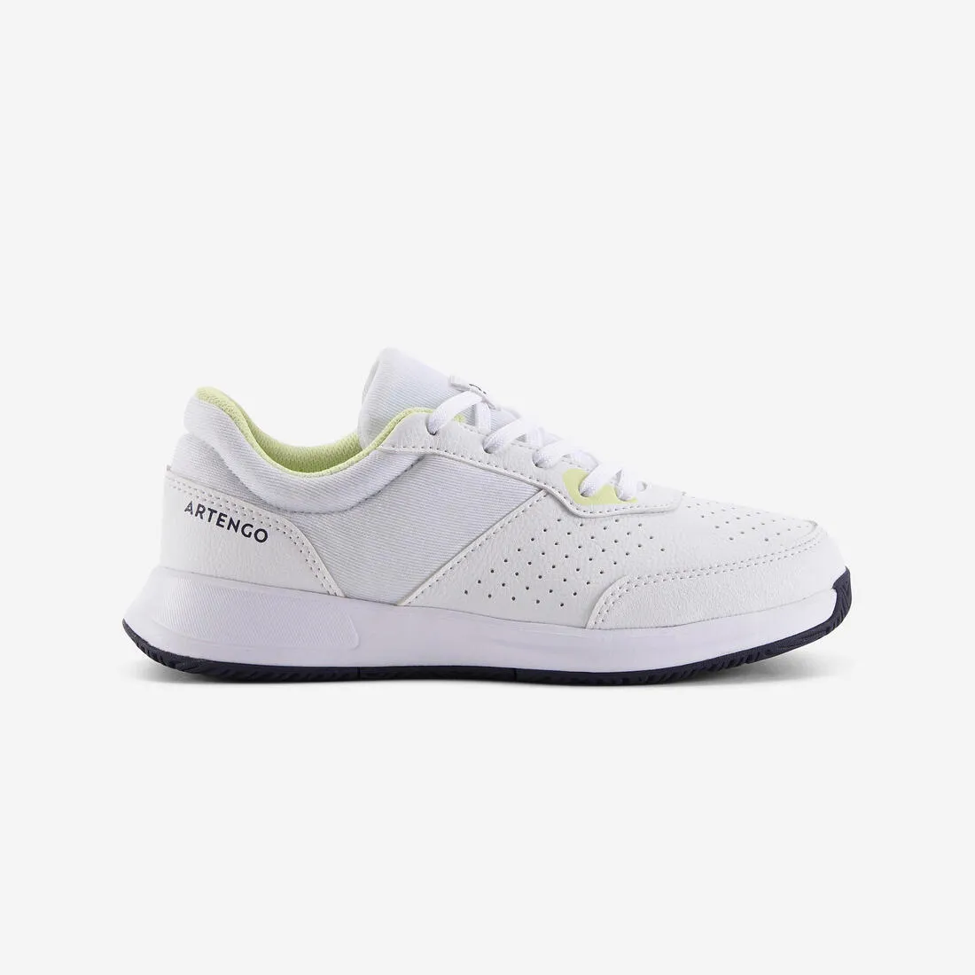 Kids' Lace-Up Tennis Shoes Essential - White &