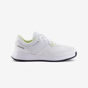 Kids' Lace-Up Tennis Shoes Essential - White &
