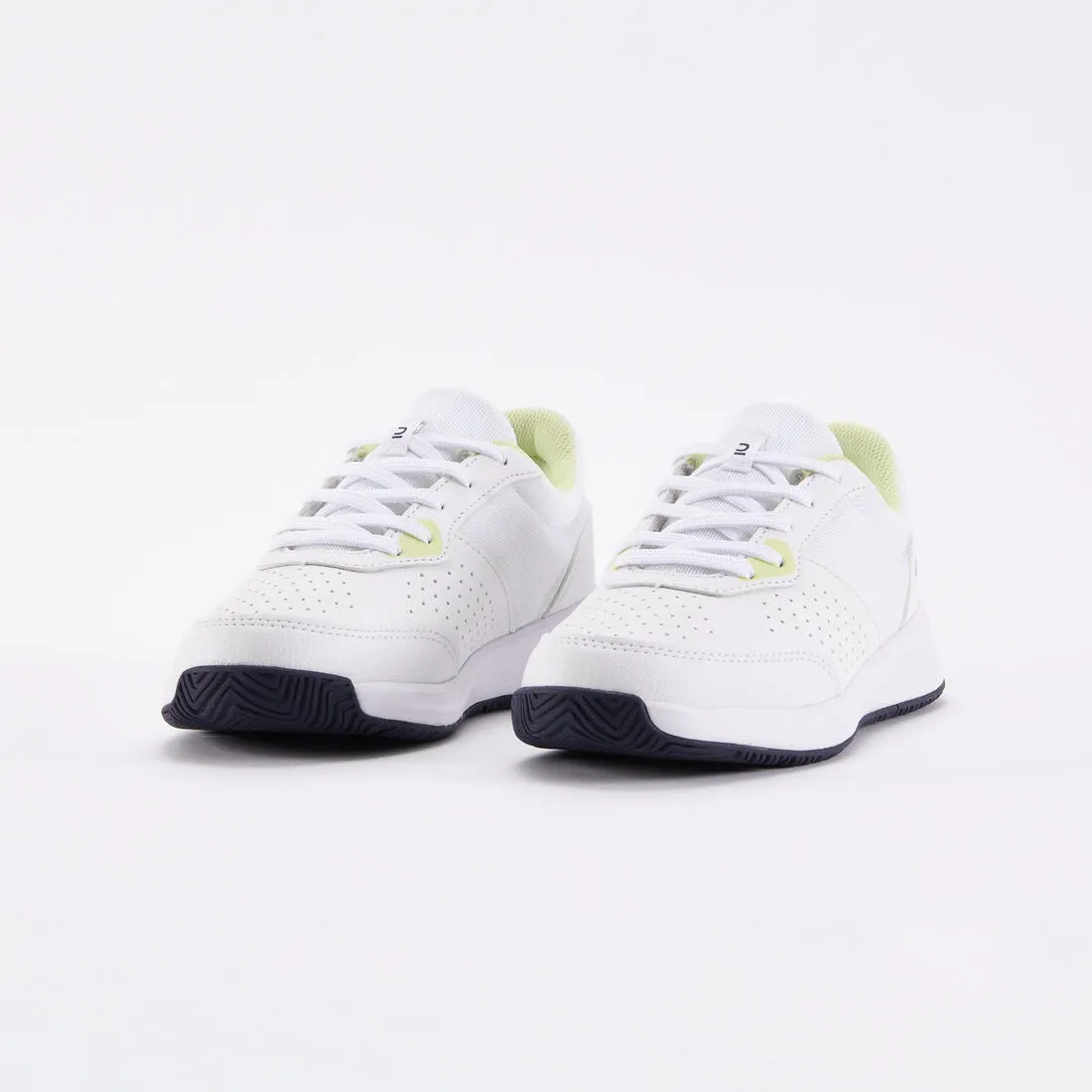 Kids' Lace-Up Tennis Shoes Essential - White &