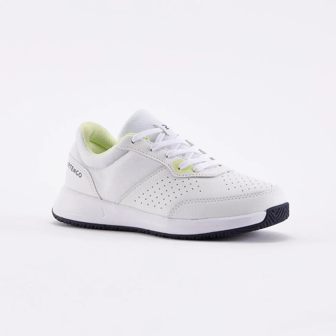 Kids' Lace-Up Tennis Shoes Essential - White &