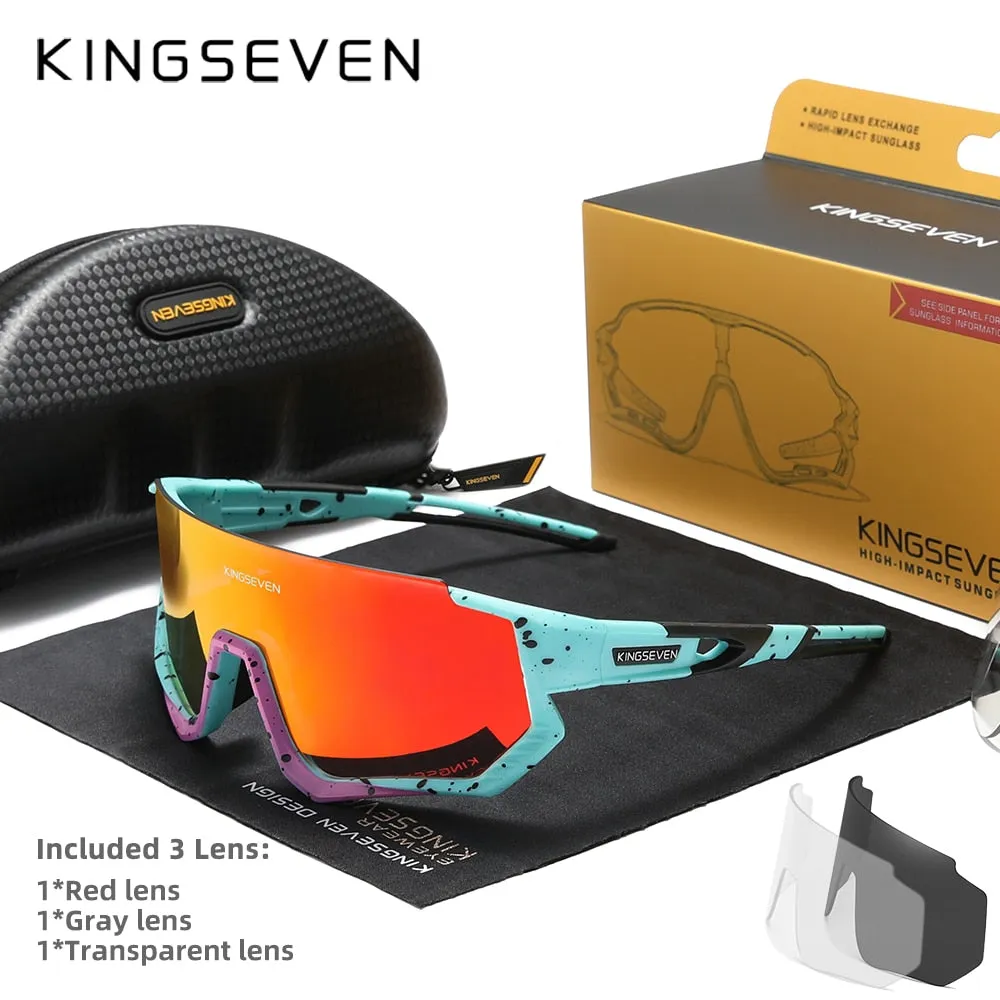 KINGSEVEN Polarized Cycling Sunglasses, UV400