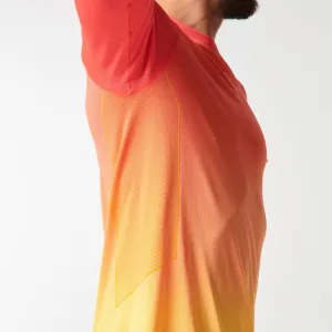 KIPRUN CARE MEN'S RUNNING T-SHIRT - YELLOW