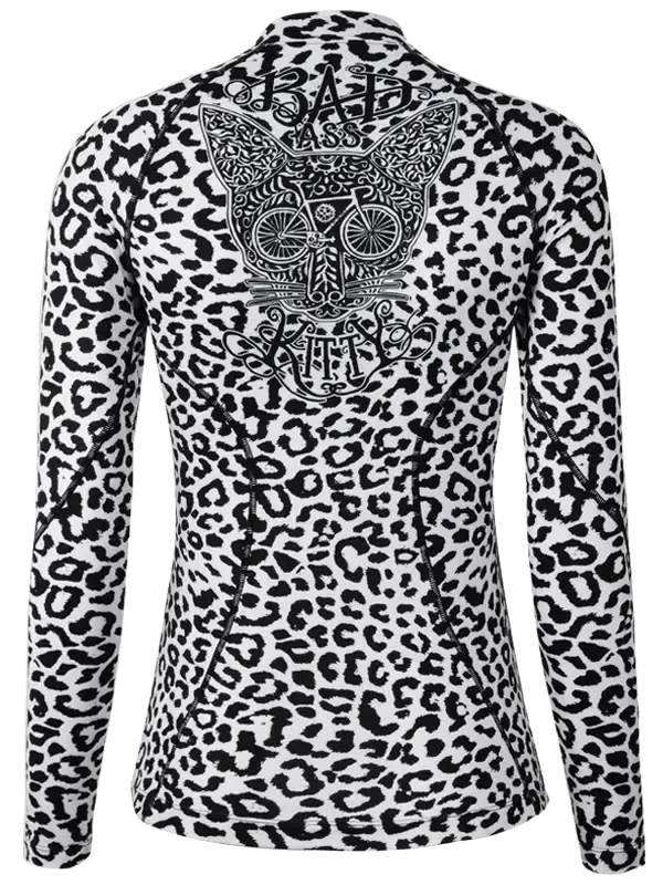 Kitty Women's Long Sleeve Base Layer White