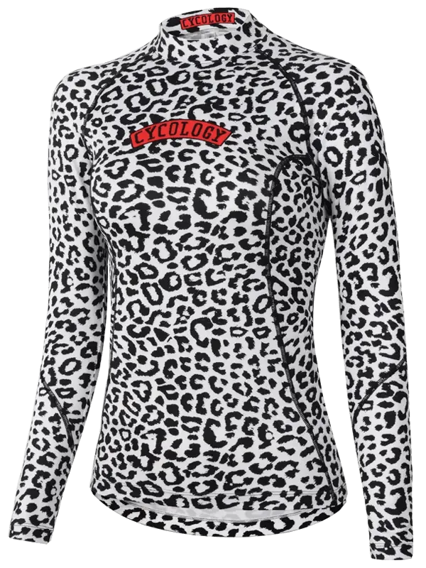 Kitty Women's Long Sleeve Base Layer White