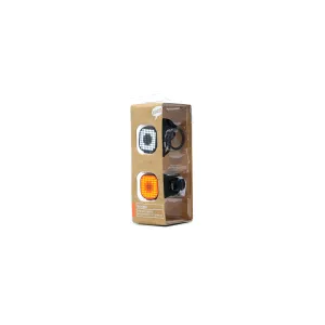 Knog Blinder Mini Square Twin Pack - Black