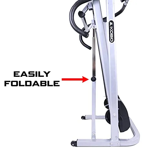 Kobo Manual Treadmill for Home Cardio Weight Loss Gym Workout - Free DIY Installation Support - Black