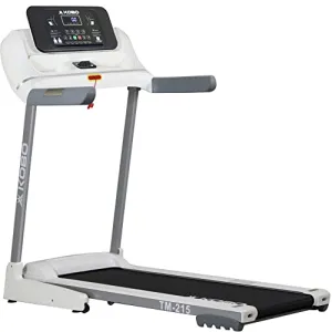 Kobo TM-215 Stainless-Steel 2.5 HP - 5 HP Peak DC Motorised Treadmill for Home Use with Bluetooth Connectivity APP, Free Installation Assistance (White)