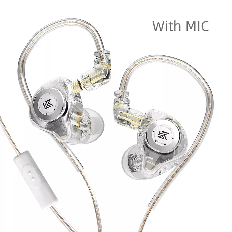 KZ EDX pro Earphones Bass Earbuds In Ear Monitor Headphones Sport Noise Cancelling HIFI Headset New Arrival!